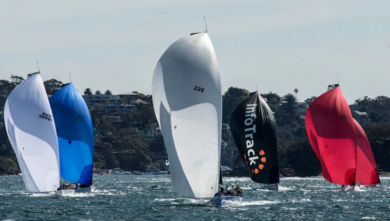 Swish leading the charge credit Marg s Yacht Photos