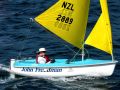 Paulien Chamberlain  NZL  sailed a borrowed boat in the last race to secure second  Marg Fraser Martin MF15648