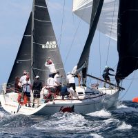 Action stations on Nine Dragons   David Staley  MHYC pic