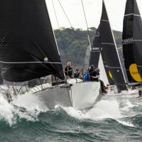 Daguet and others at the SSORC start   Andrea Francolini  MHYC pic